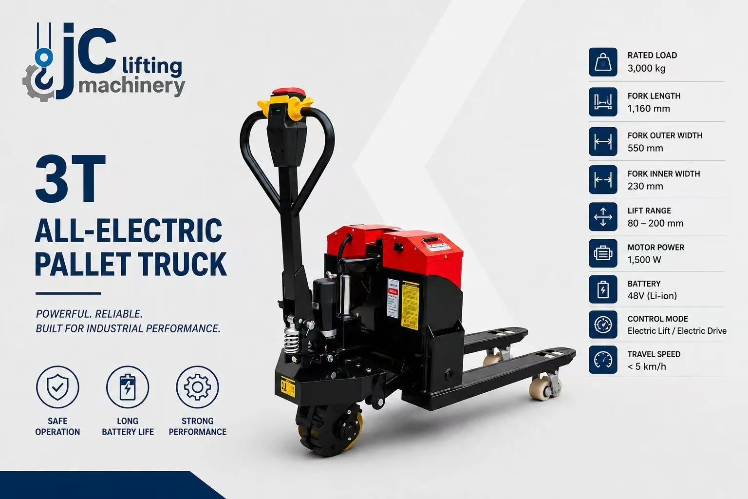 3TALL-ELECTRICPALLET TRUCK